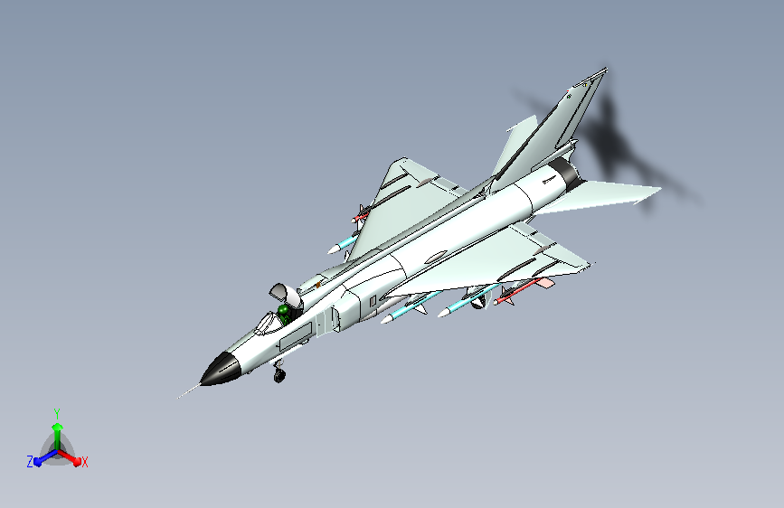 飞机J-8 II x_t X_T