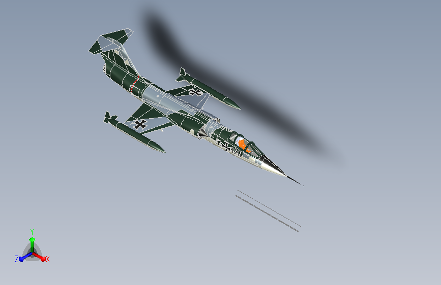 飞机lockheed-f104 sw21