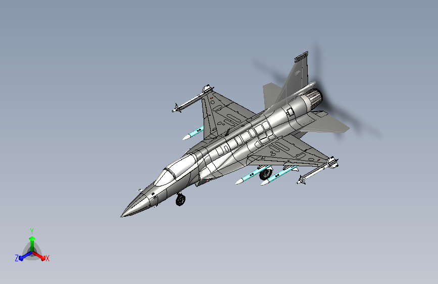 飞机JF — 17 V1 STP X_T