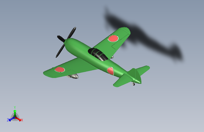 飞机nakajima-ki-84 stp