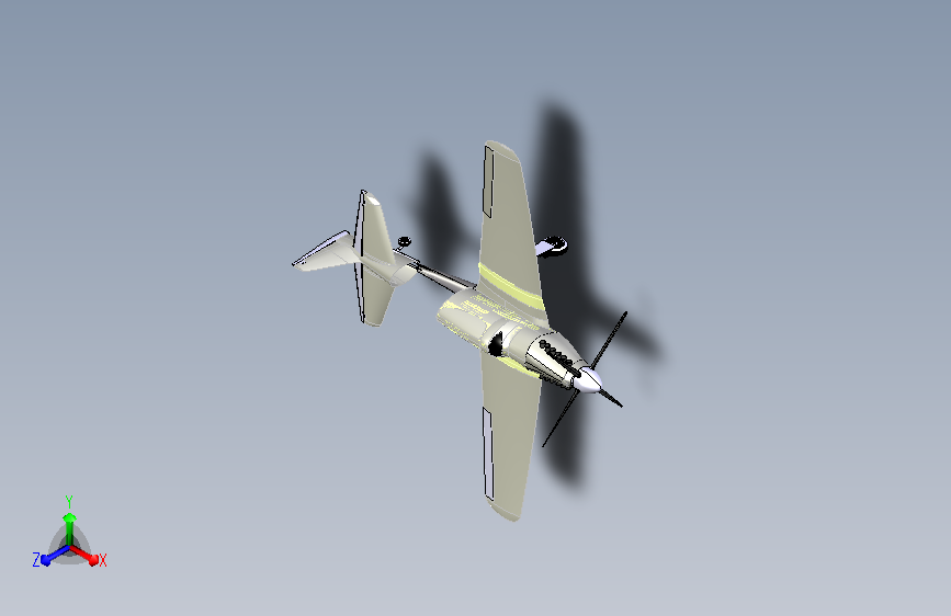 飞机p-51- 15 CATIA