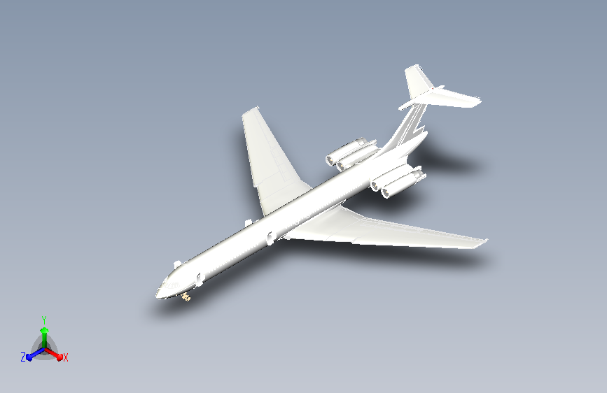 飞机伊留申-il-62 m-1 1 GS