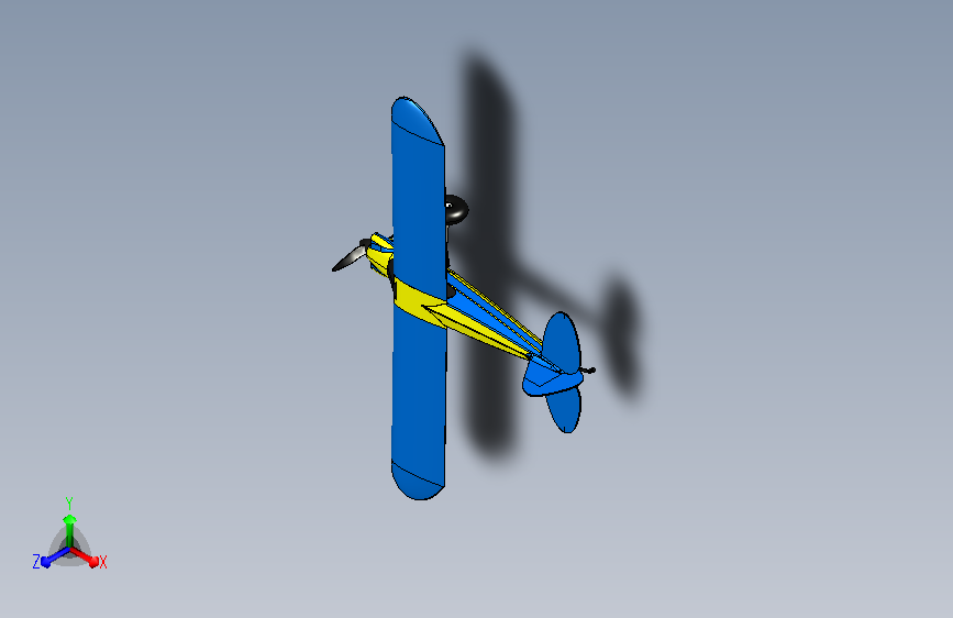 飞机碳立方体-rc-plane-xl-3000 mm-1 4 STP STL X_T