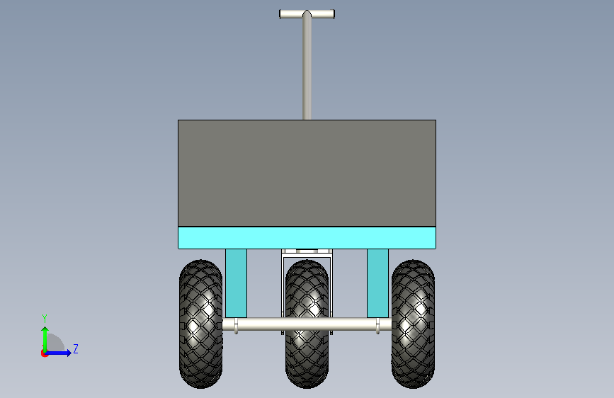 A0007669-Trolly 3 轮 左侧视图