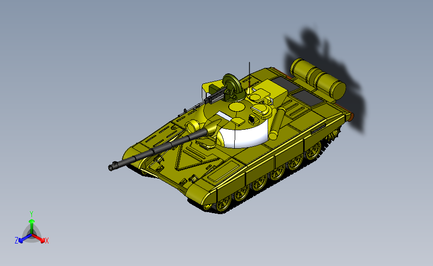 苏联T-72重坦克