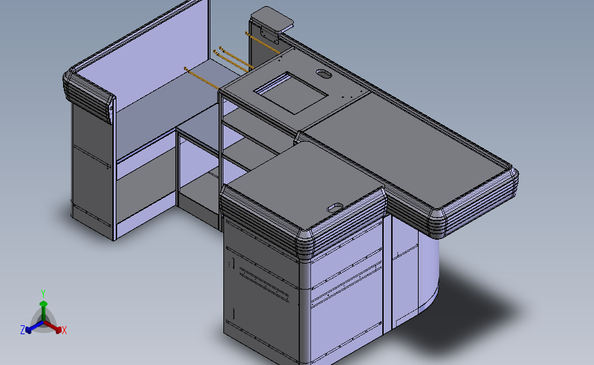 超市系列设备--收银台