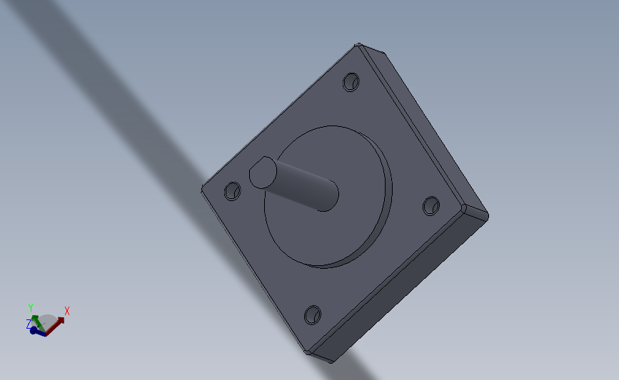 35前端盖信农马达电机减速机.SLDPRT