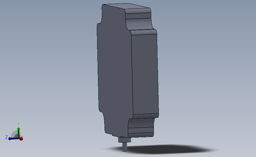 57直接出线后端盖信农马达电机减速机.SLDPRT