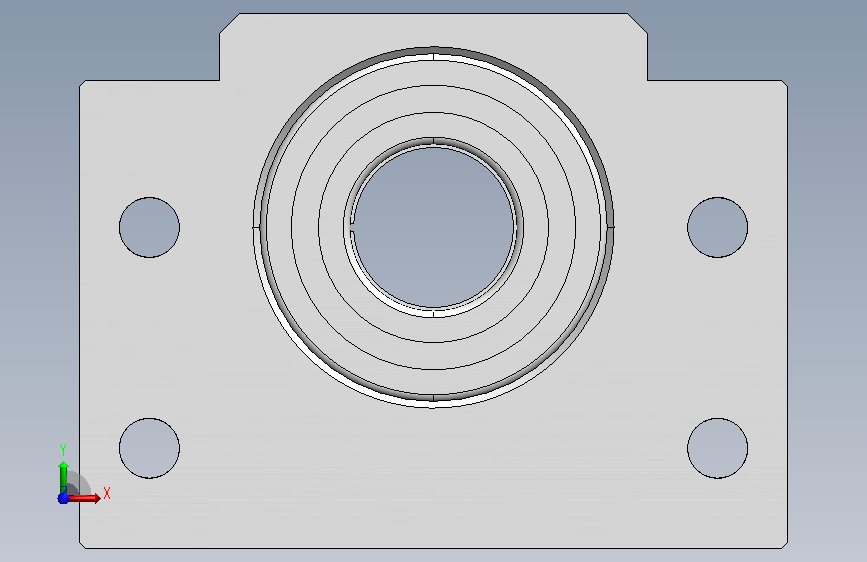 SPBF-25支撑座轴承座_SOLIDWORKS 2018_模型图纸下载 – 懒石网