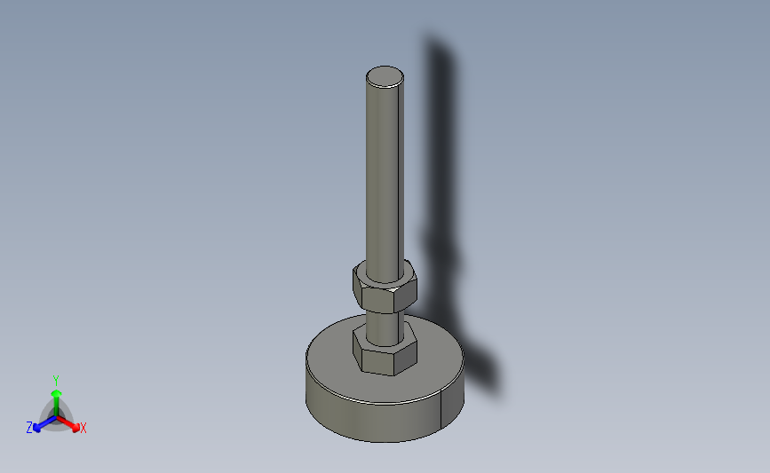 ajb-d100-m24-l200_asm金属杯配聚氨酯底座型地脚.stp