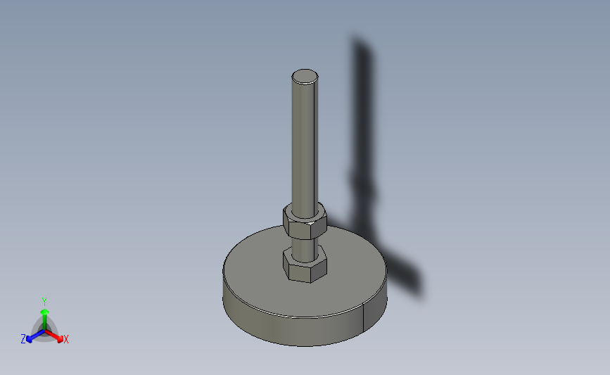 ajb-d150-m24-l200_asm金属杯配聚氨酯底座型地脚.stp