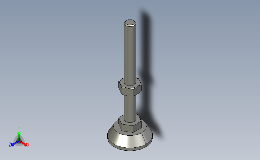 ajc-d38-m10-l100_asm重载型地脚.stp 主视图