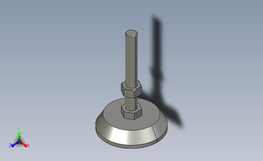 ajc-d118-m20-l150_asm重载型地脚.stp 主视图