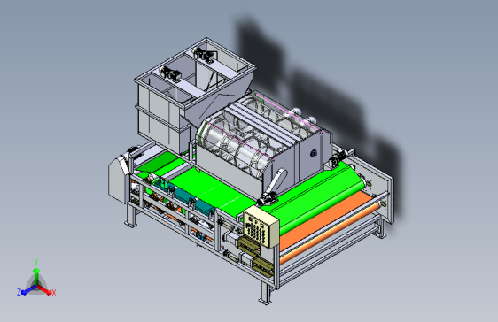 污泥脱水机 3D模型