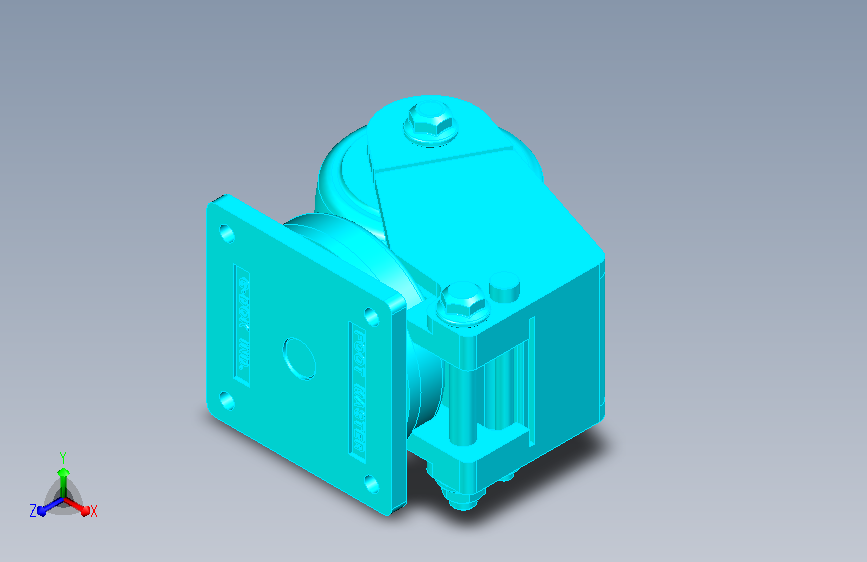 福马脚轮GXTS-1003D模型