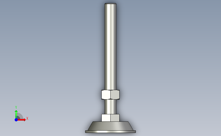 ajd-d68-m16-l150_asm简易型地脚.stp 正面视图