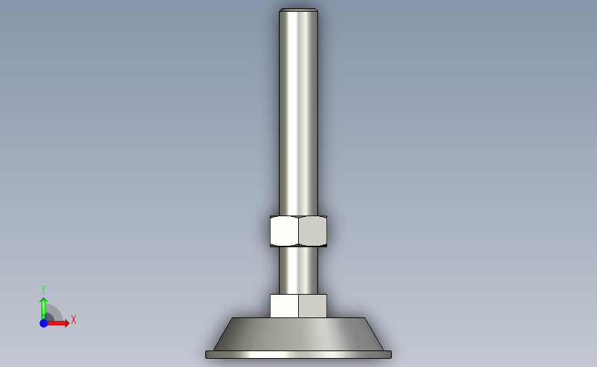 ajd-d78-m16-l120_asm简易型地脚.stp 正面视图