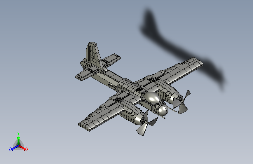 Junkers 88轰炸机拼装玩具模型