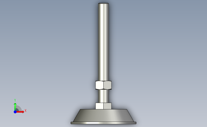 ajd-d98-m16-l150_asm简易型地脚.stp 正面视图