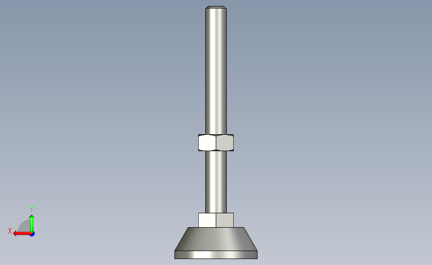 ajpb-d40-m10-l100_asm尼龙底座型地脚.stp 背面视图