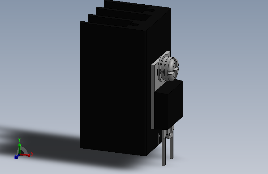 Diode unidentified with heat sink_二极体未与散热器连接