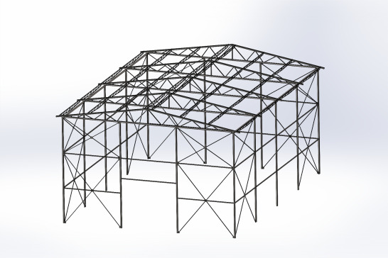 钢结构厂房15x20x9m钢结构