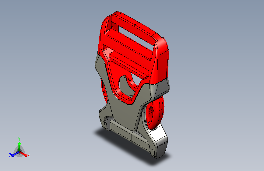 侧扣3D模型下载塑料卡扣快搭扣