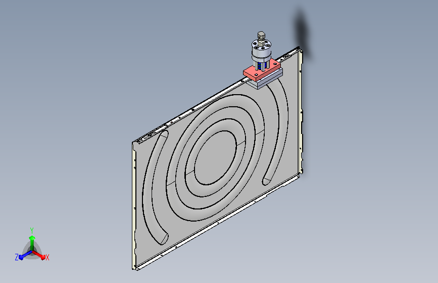 简单的冲压模具3D模型下载