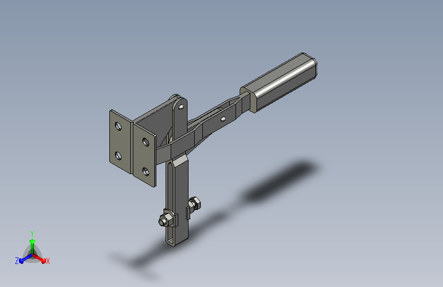 SD-101-H快速夹手3D模型下载