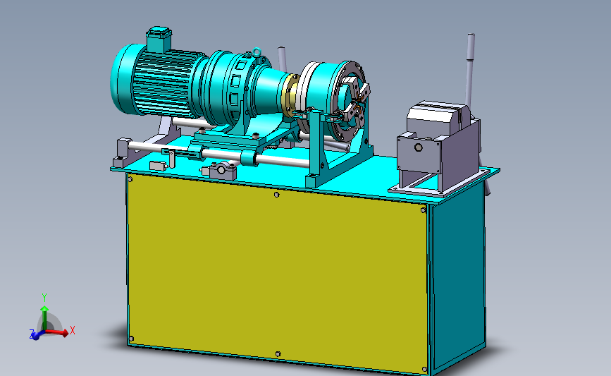 滚螺纹机床3D模型_5199