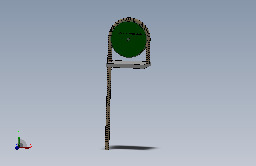solidworks柔性钢丝绳动画