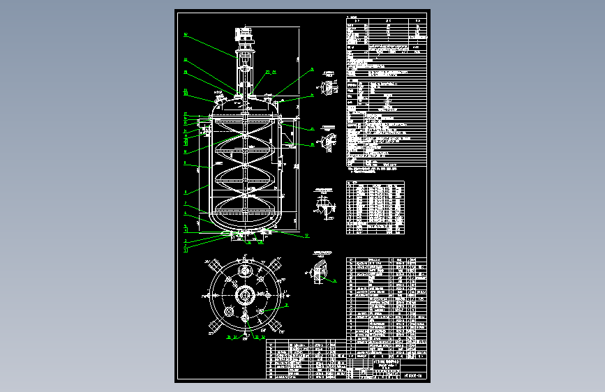 K15000L搪玻璃中和釜反应罐=314960=10