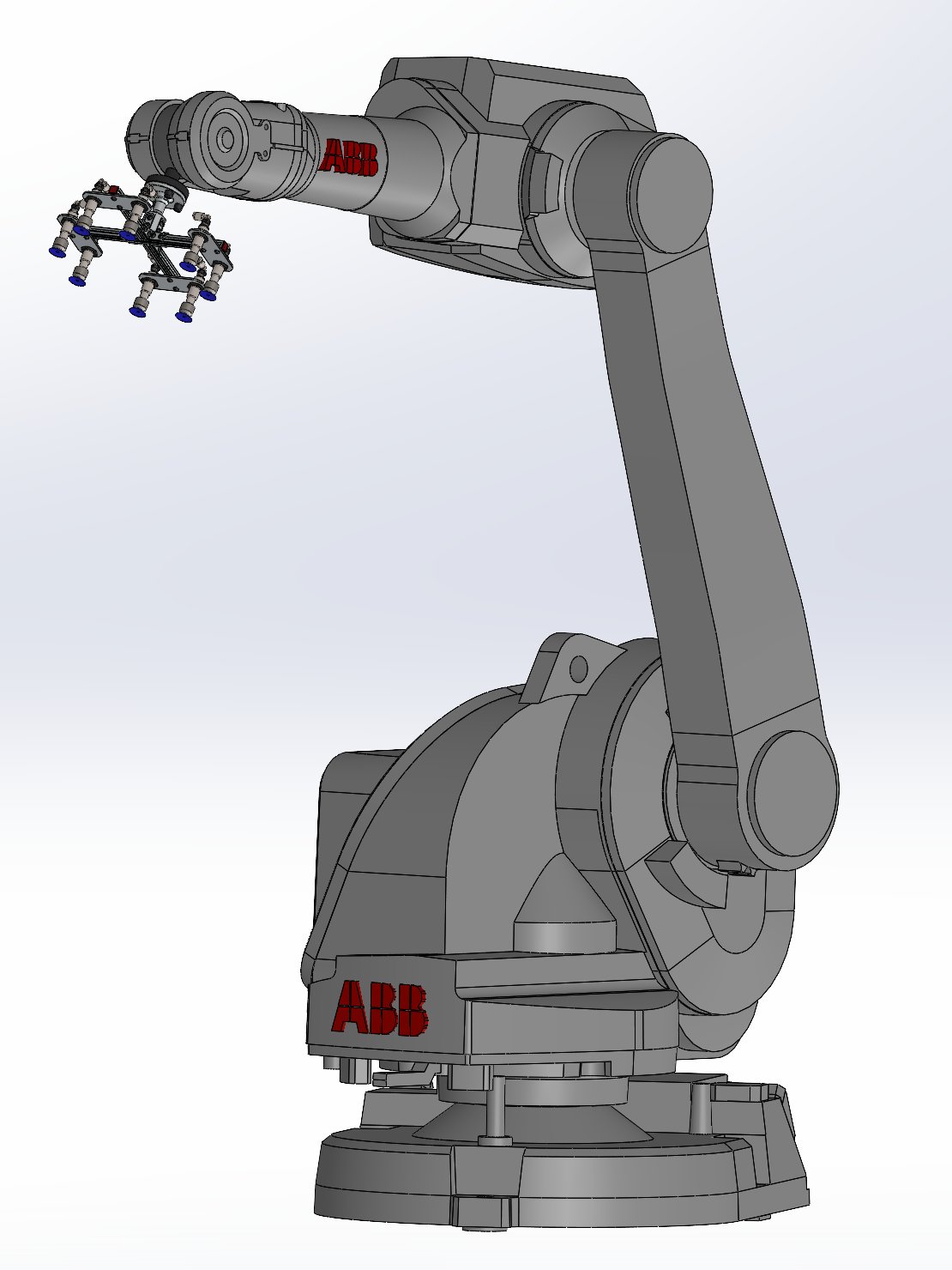 A0007888-定制真空夹爪末端执行器用于ABB(irb_52)工业机器人