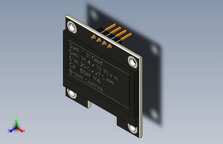 A0007901-OLED 1.3寸 SSD1309 TZT