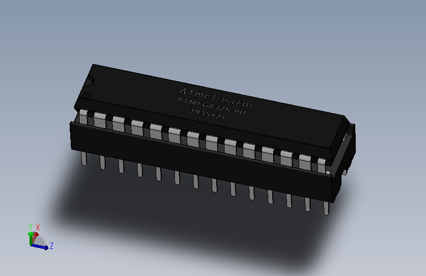 28-PIN ATMEGA328-PU Unit_28-ATMEGA328引脚-PU单元