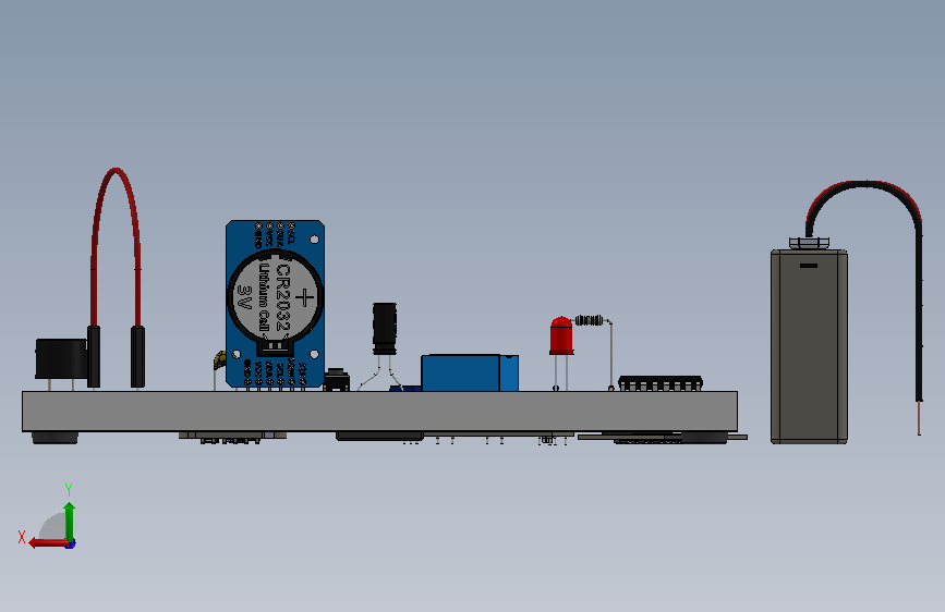 BREADBOARD Test Unit_面包板测试单元 背面视图