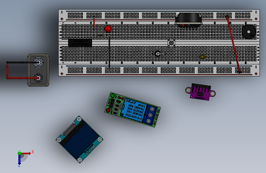BREADBOARD Test Unit_面包板测试单元 俯视图