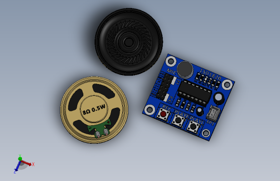 ISD1820 Voice Recorder UNIT_ISD1820语音录音单元