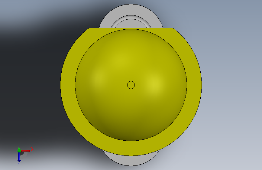 LED Small YELLOW Soldered.SLDPRT_小LED 黄色 焊接