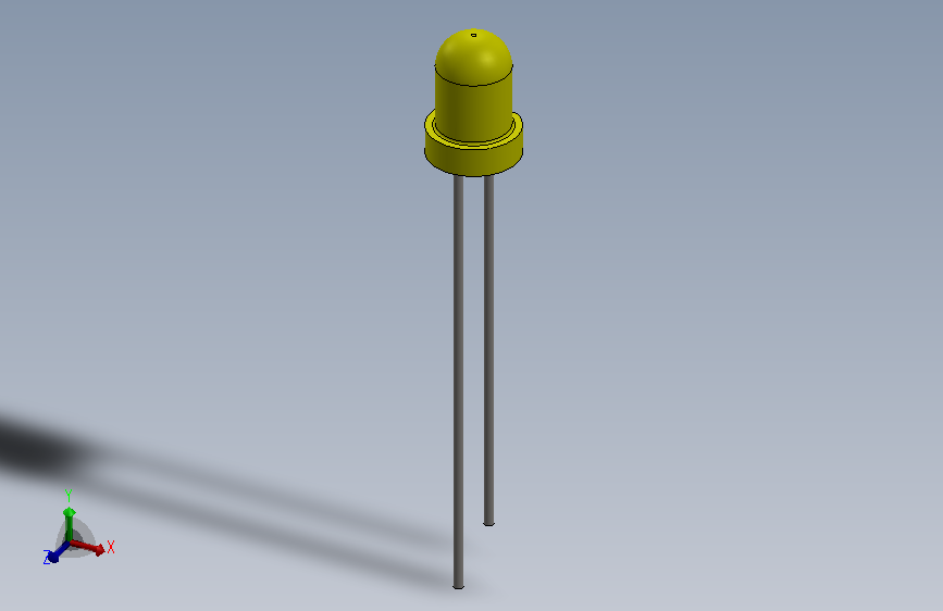 LED Small YELLOW.SLDPRT_LED 小型 黄色