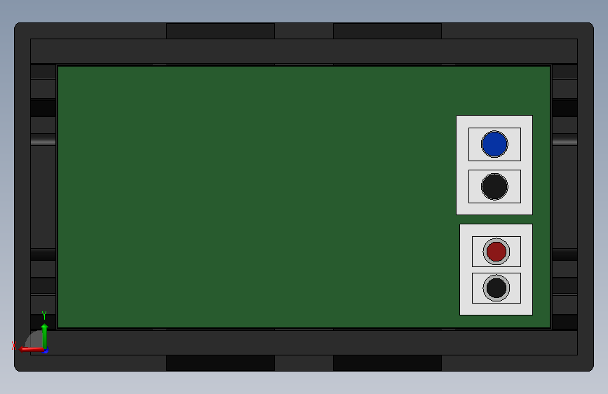 mAmp Digital Box.SLDPRT_M Amp数字盒 背面视图