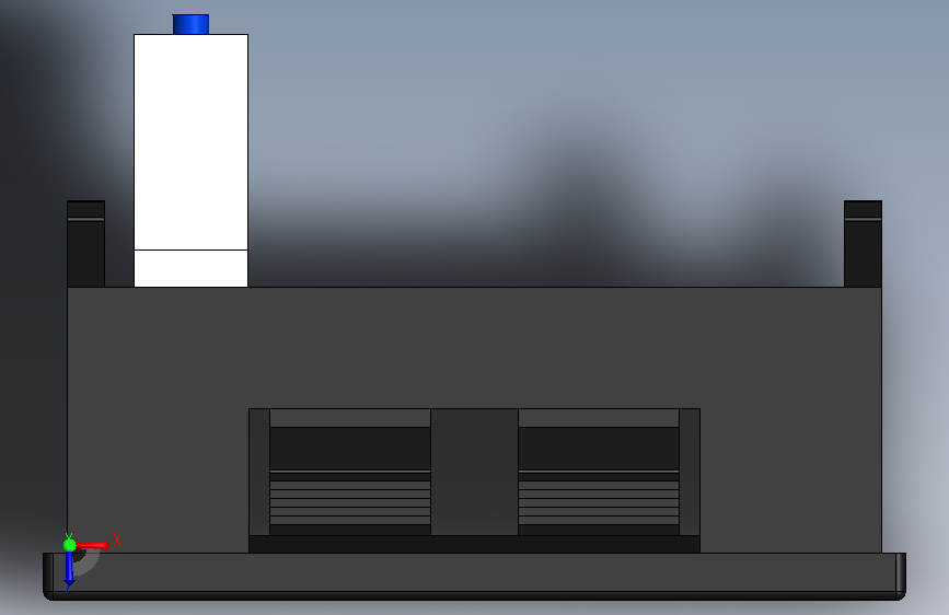 mAmp Digital Box.SLDPRT_M Amp数字盒 俯视图