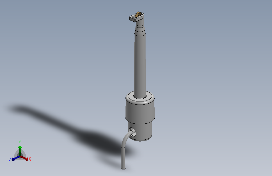 Mini-Hook Probe WHITE-001.SLDPRT_迷你-钩形探针 白色-001
