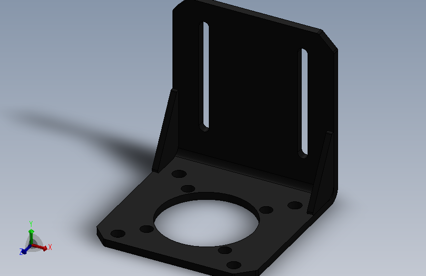 NEMA 23 Mounts.SLDPRT_NEMA 23安装座