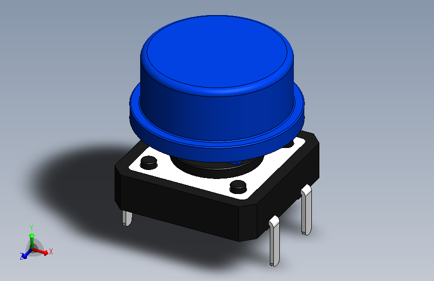 Push Button BLUE.SLDPRT_蓝色按钮