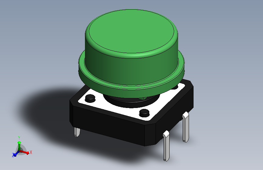 Push Button GREEN.SLDPRT_绿色按钮