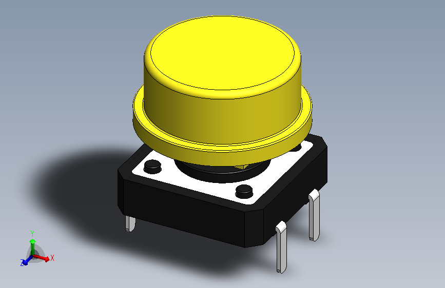 Push Button YELLOW.SLDPRT_黄色按钮
