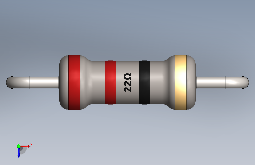 Resistor 22 Ohm.SLDPRT_22欧电阻器