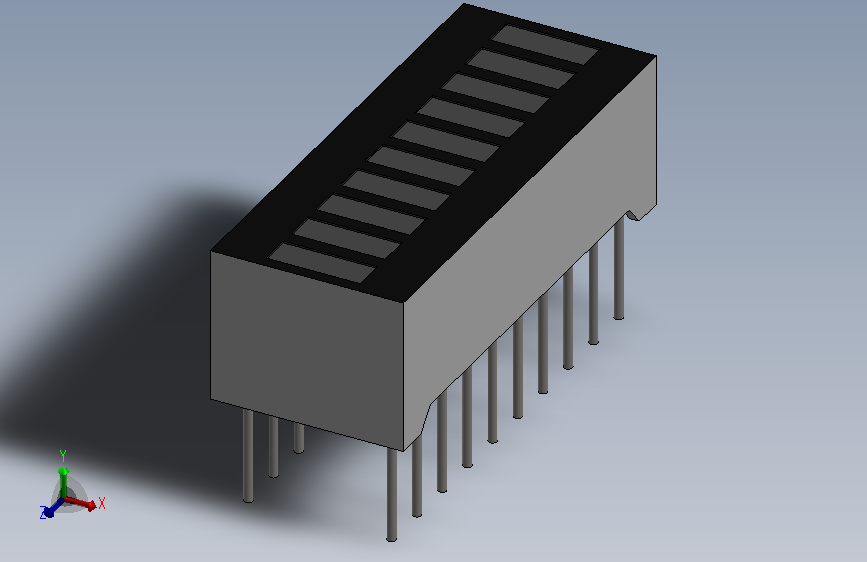 Segment LED 10-Bar Graph.SLDPRT_段式LED 10-条形图