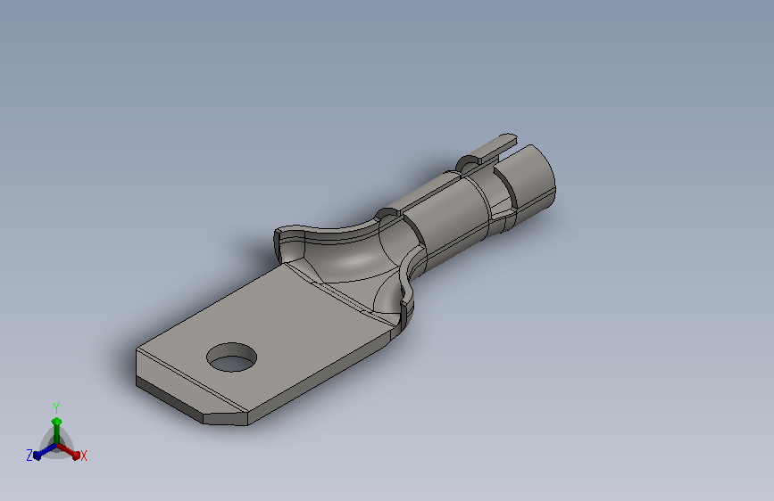 Spade Connector Male.SLDPRT_插头连接器公头